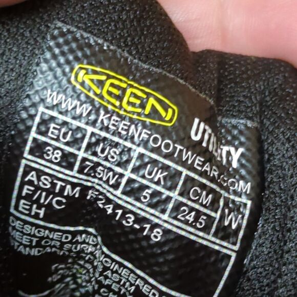 Keen Vista Energy Mid Carbon Fiber Toe Lace-Up Work Sneakers Size Women's 7.5W - Picture 8 of 13